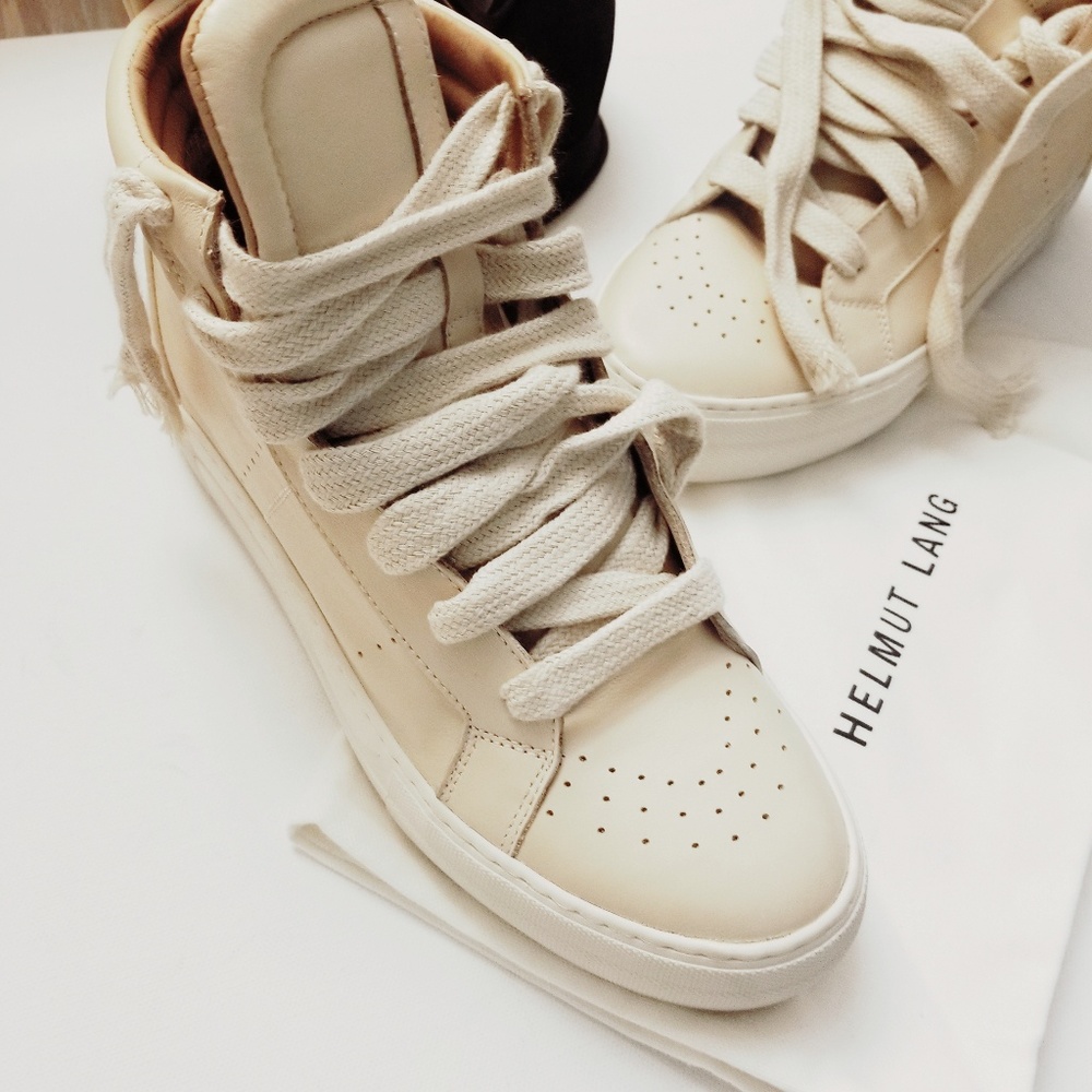 Helmut Lang's high-top sneaker